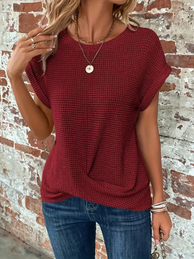Sophie™ | Sweetheart Round Neck T-Shirt  Effortless Style. Everyday Comfort.