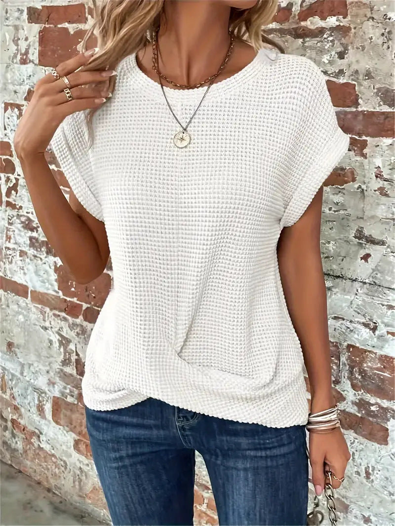 Sophie™ | Sweetheart Round Neck T-Shirt  Effortless Style. Everyday Comfort.