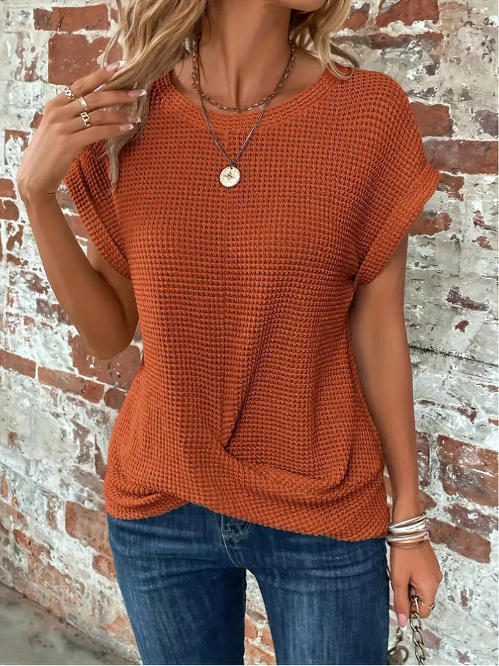 Sophie™ | Sweetheart Round Neck T-Shirt  Effortless Style. Everyday Comfort.