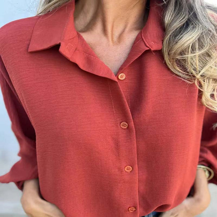 Hollynn™ | Elegant Button-Down Blouse