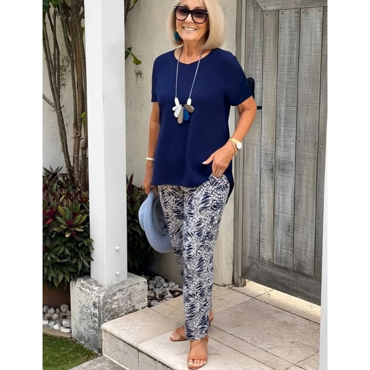 Maria™ | Two-Piece Printed Comfort Set