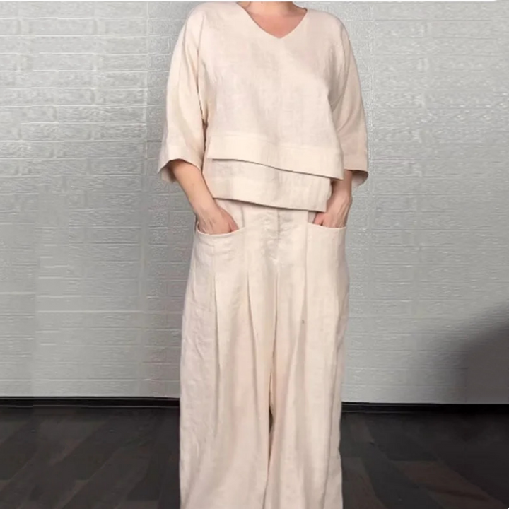 Tania™ | Lightweight Linen Two-Piece Set