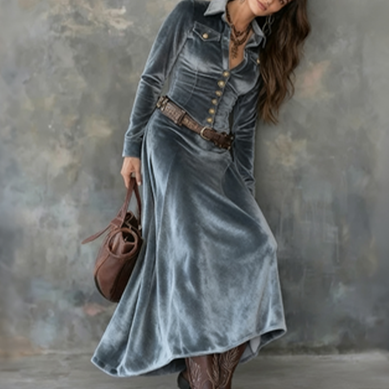 Vena™ | Modern Flowy Maxi Dress