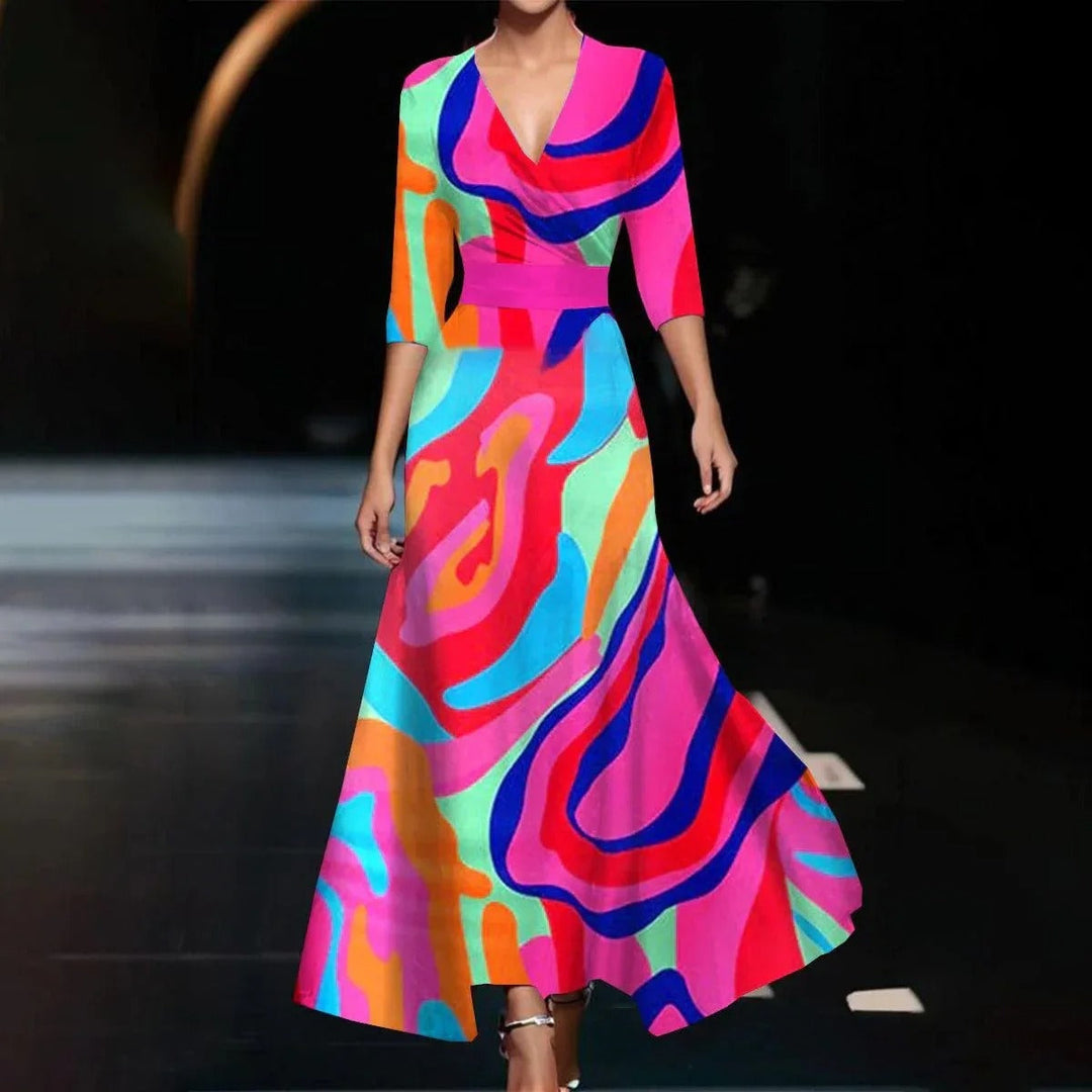 Florentine - Chic Dress with Floral Print