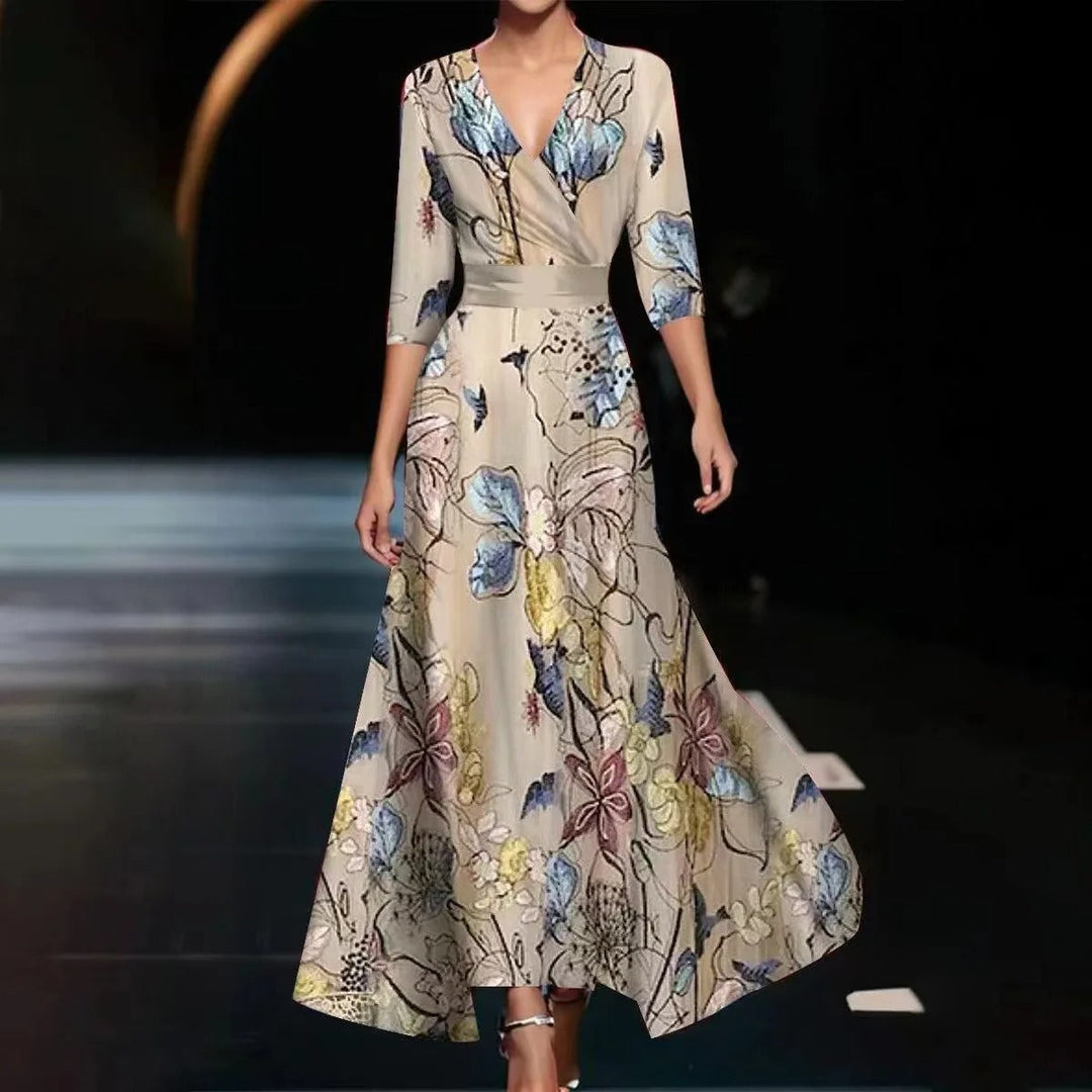 Florentine - Chic Dress with Floral Print